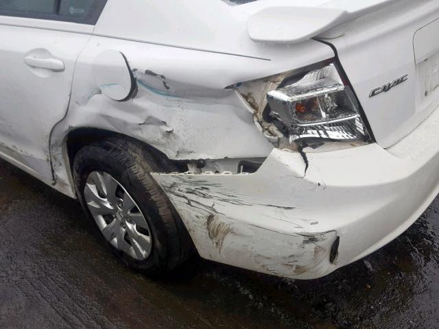 19XFB2F55CE356460 - 2012 HONDA CIVIC LX 白色 照片 9