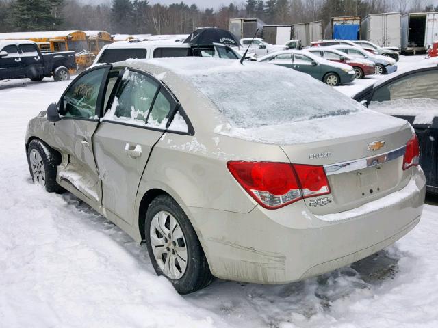 1G1PA5SH1E7271796 - 2014 CHEVROLET CRUZE LS TAN photo 3