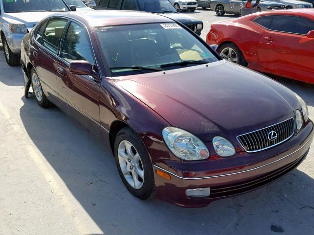 JT8BD69S710139899 - 2001 LEXUS GS 300 BURGUNDY photo 1