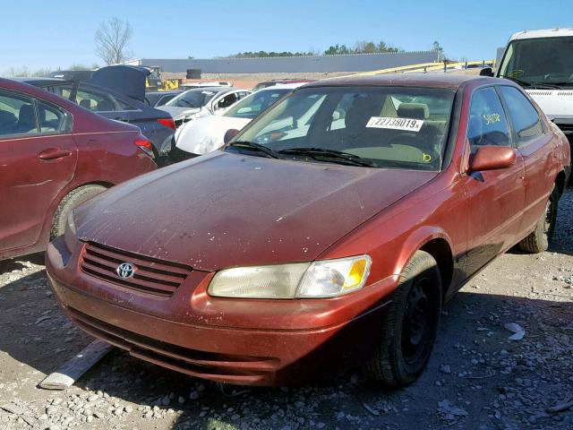 JT2BG22K2X0301919 - 1999 TOYOTA CAMRY LE RED photo 2