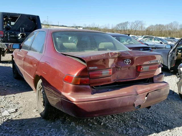 JT2BG22K2X0301919 - 1999 TOYOTA CAMRY LE RED photo 3