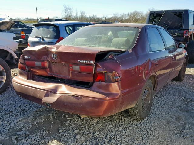 JT2BG22K2X0301919 - 1999 TOYOTA CAMRY LE RED photo 4