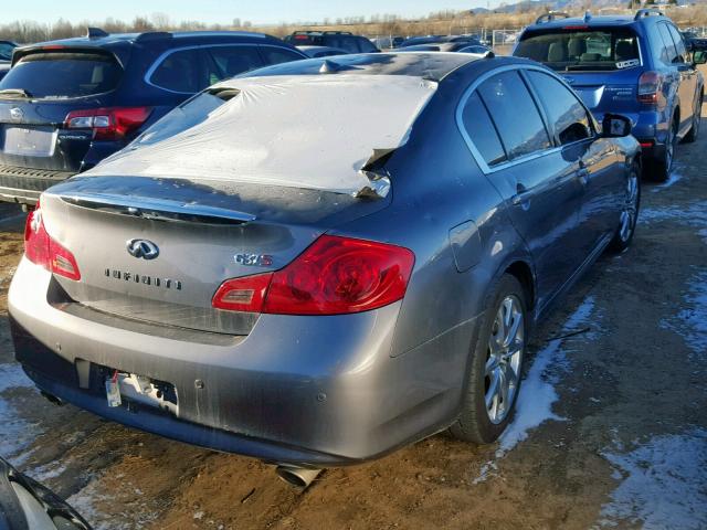 JN1CV6AP0CM627987 - 2012 INFINITI G37 BASE SILVER photo 4