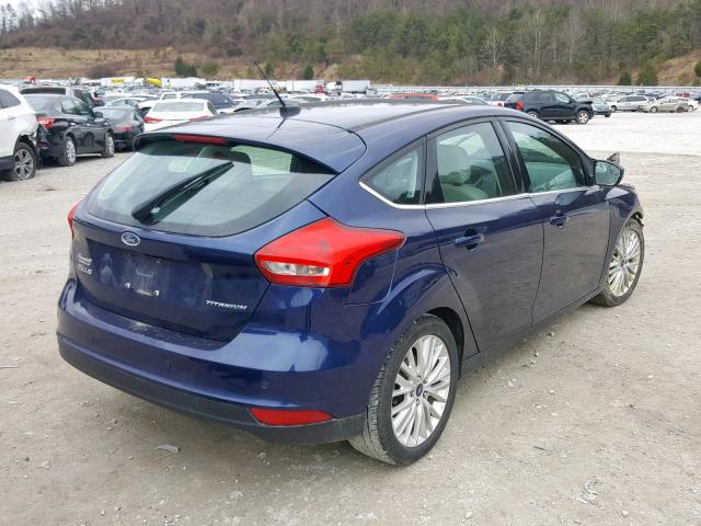 1FADP3N24GL235458 - 2016 FORD FOCUS TITA BLUE photo 4