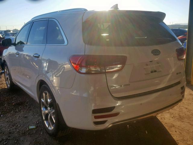 5XYPK4A57GG076667 - 2016 KIA SORENTO SX WHITE photo 3