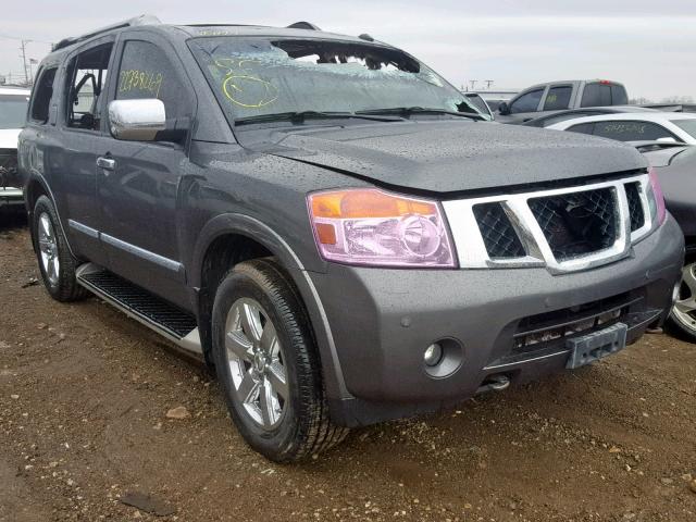 5N1AA0NE5CN611411 - 2012 NISSAN ARMADA SV GRAY photo 1