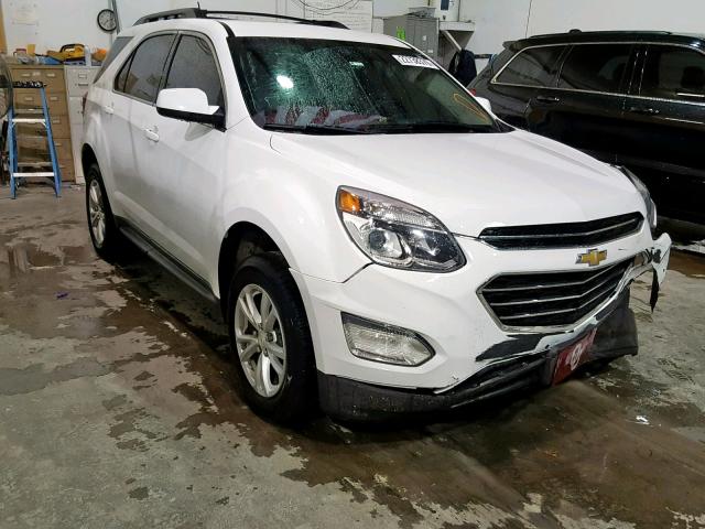 2GNALCEK9H6121983 - 2017 CHEVROLET EQUINOX LT WHITE photo 1