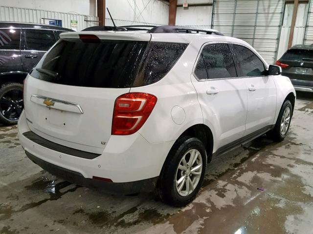 2GNALCEK9H6121983 - 2017 CHEVROLET EQUINOX LT WHITE photo 4