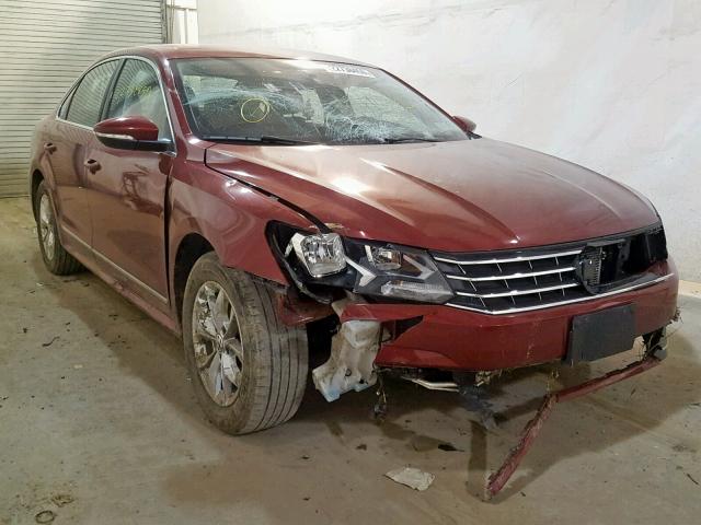 1VWAT7A31HC073852 - 2017 VOLKSWAGEN PASSAT S MAROON photo 1