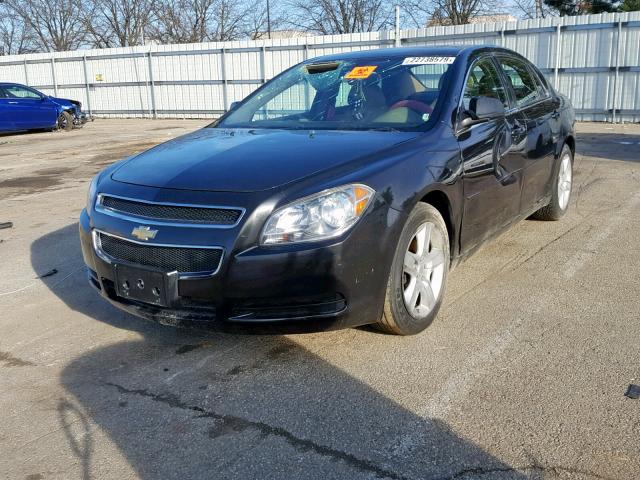 1G1ZB5EBXAF261734 - 2010 CHEVROLET MALIBU LS 黑色 照片 2