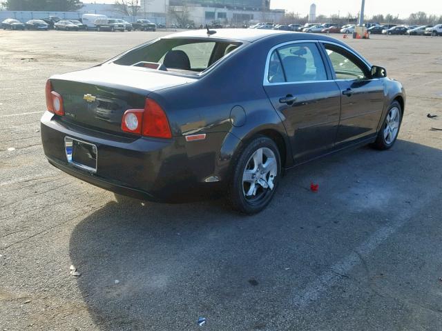 1G1ZB5EBXAF261734 - 2010 CHEVROLET MALIBU LS 黑色 照片 4