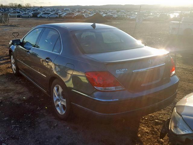 JH4KB16576C001275 - 2006 ACURA RL GRAY photo 3