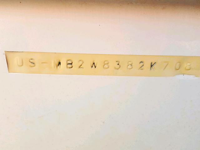 MB2W8382K708 - 2008 MALI MARINE LOT BLACK photo 10