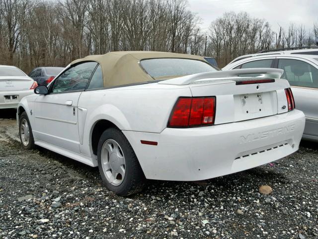 1FAFP4440XF134076 - 1999 FORD MUSTANG WHITE photo 3