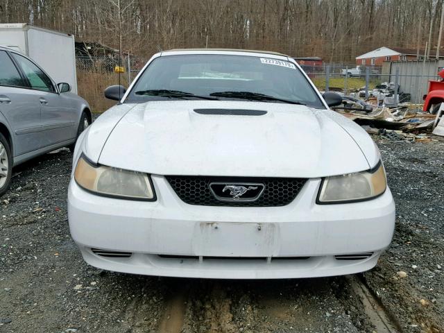 1FAFP4440XF134076 - 1999 FORD MUSTANG WHITE photo 9