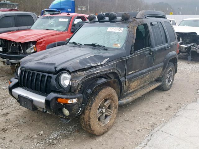 1J4GL38K13W622017 - 2003 JEEP LIBERTY RE BLACK photo 2