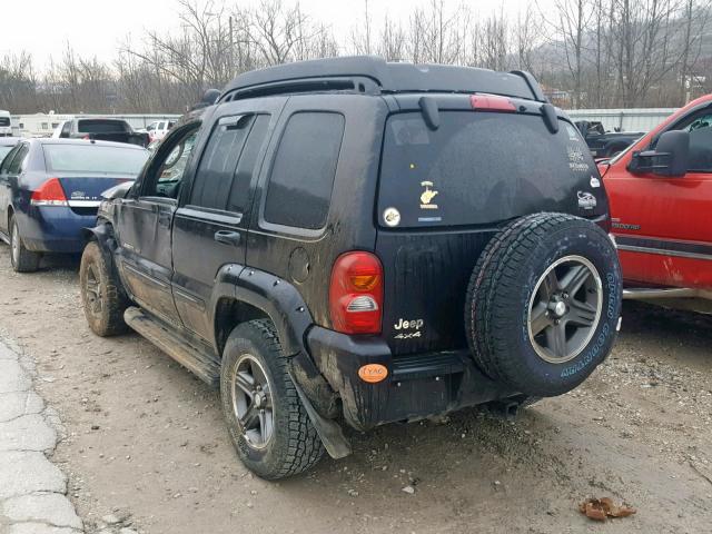 1J4GL38K13W622017 - 2003 JEEP LIBERTY RE BLACK photo 3