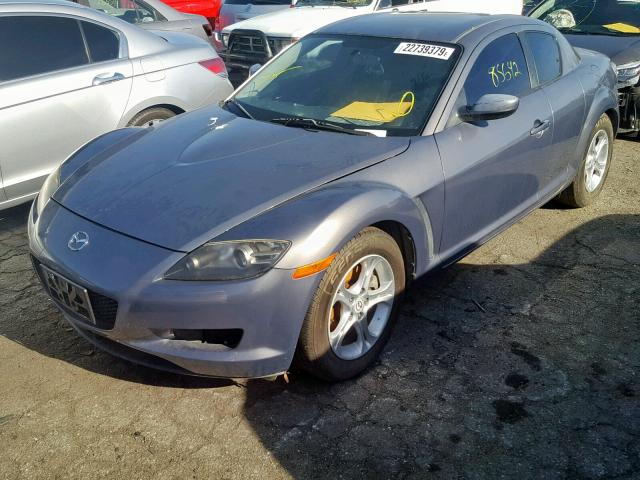 JM1FE173470208992 - 2007 MAZDA RX8 GRAY photo 2