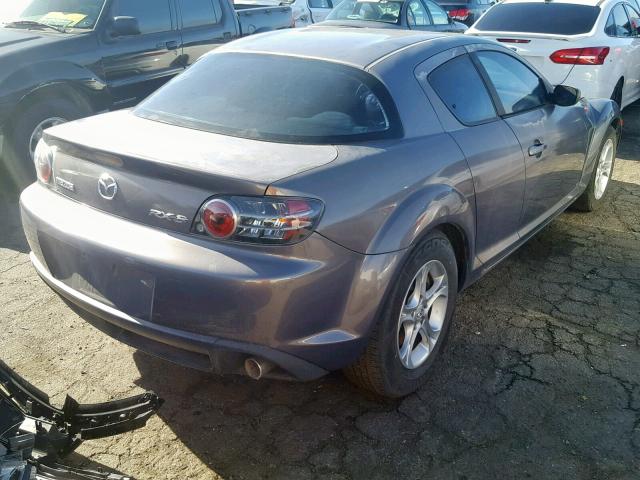 JM1FE173470208992 - 2007 MAZDA RX8 GRAY photo 4