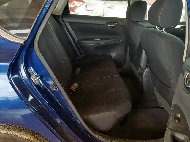 3N1AB7AP2HY407227 - 2017 NISSAN SENTRA S BLUE photo 6