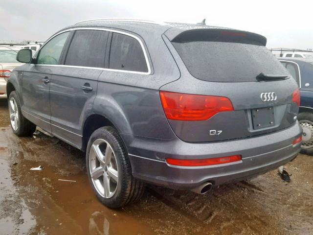 WA1EV74L97D041633 - 2007 AUDI Q7 4.2 QUA GRAY photo 3