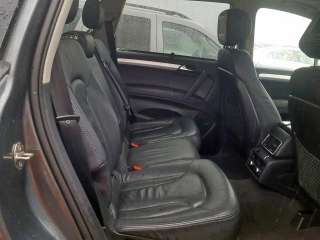 WA1EV74L97D041633 - 2007 AUDI Q7 4.2 QUA GRAY photo 6