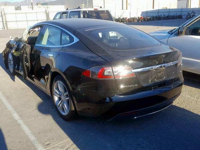 5YJSA1H12EFP43826 - 2014 TESLA MODEL S შავი ფოტო 3