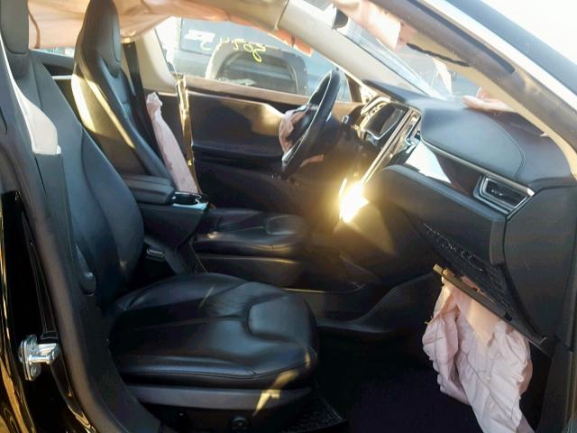 5YJSA1H12EFP43826 - 2014 TESLA MODEL S შავი ფოტო 5