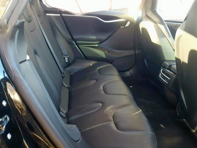 5YJSA1H12EFP43826 - 2014 TESLA MODEL S შავი ფოტო 6