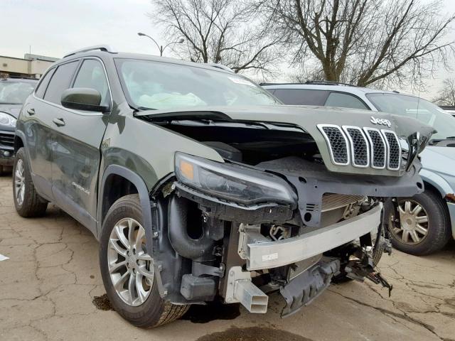 1C4PJMLX8KD157413 - 2019 JEEP CHEROKEE L GREEN photo 1