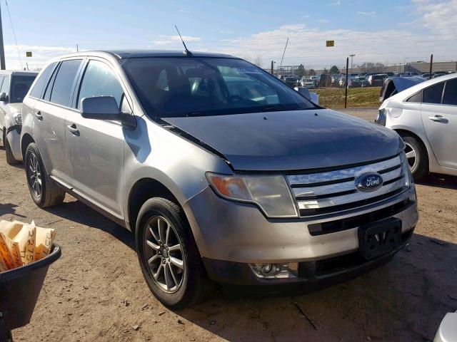 2FMDK38C68BB40846 - 2008 FORD EDGE SEL SILVER photo 1