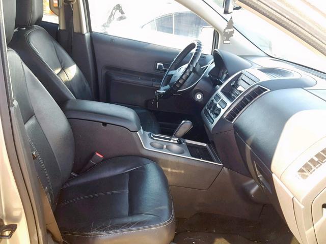 2FMDK38C68BB40846 - 2008 FORD EDGE SEL SILVER photo 5