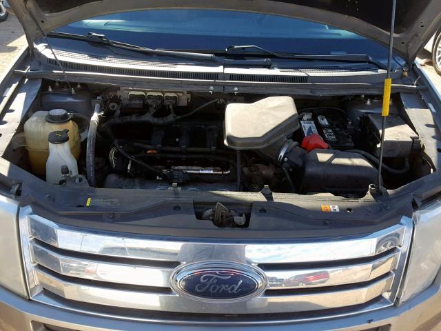 2FMDK38C68BB40846 - 2008 FORD EDGE SEL SILVER photo 7