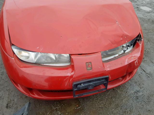 1G8ZF1287VZ172408 - 1997 SATURN SC1 RED photo 9