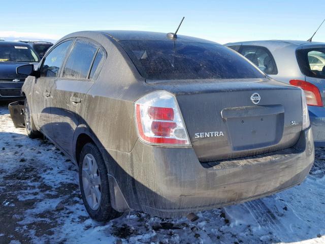 3N1AB61E18L729637 - 2008 NISSAN SENTRA 2.0 BROWN photo 3