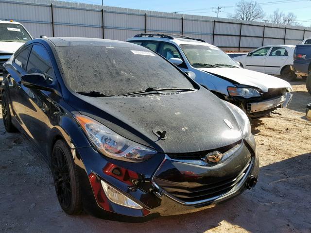 KMHDH6AE2DU004827 - 2013 HYUNDAI ELANTRA CO BLACK photo 9