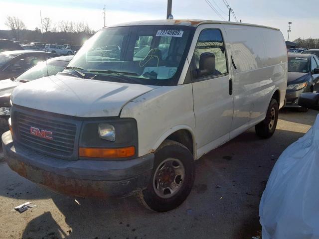 1GTHG35U071189488 - 2007 GMC SAVANA G35 WHITE photo 2