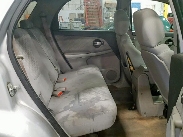 2CNDL63F066007070 - 2006 CHEVROLET EQUINOX LT SILVER photo 6