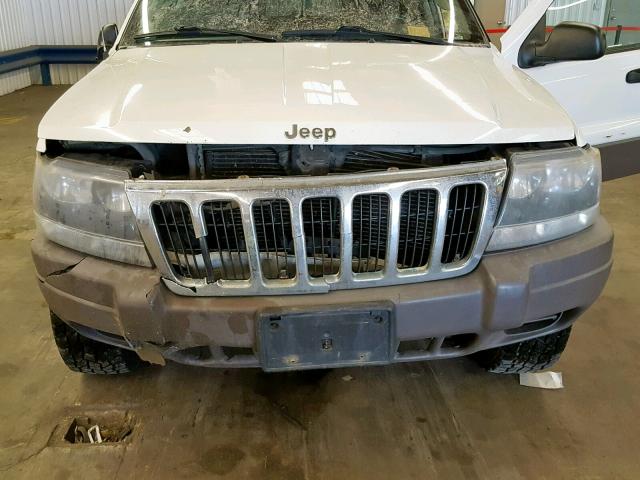 1J4GW48S13C520456 - 2003 JEEP GRAND CHER WHITE photo 9