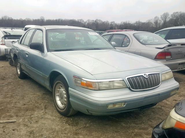 2MELM75W7TX640069 - 1996 MERCURY GRAND MARQ BLUE photo 1