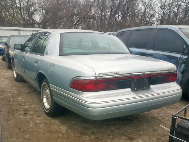 2MELM75W7TX640069 - 1996 MERCURY GRAND MARQ BLUE photo 3