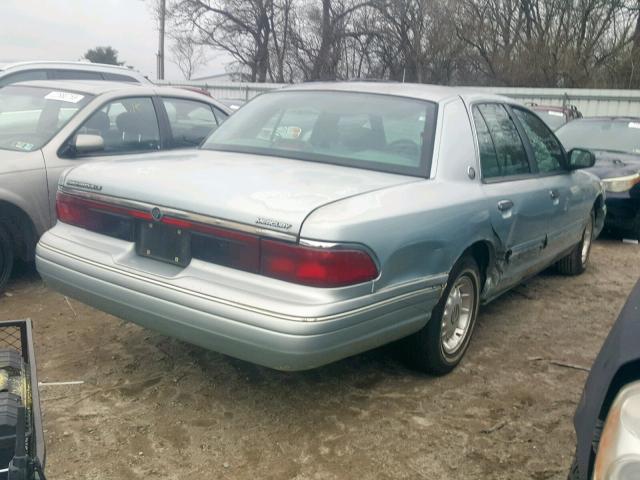 2MELM75W7TX640069 - 1996 MERCURY GRAND MARQ BLUE photo 4