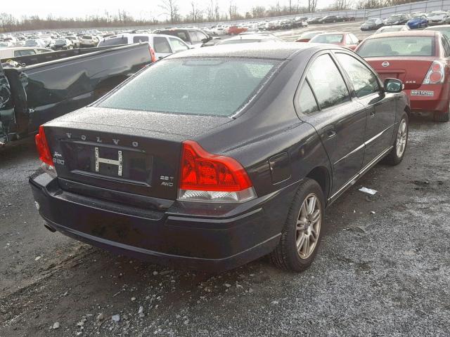 YV1RH592292735009 - 2009 VOLVO S60 2.5T BLACK photo 4