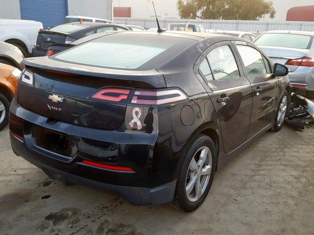 1G1RE6E46EU125083 - 2014 CHEVROLET VOLT BLACK photo 4