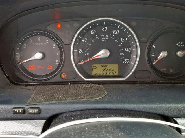 5NPEU46F07H180297 - 2007 HYUNDAI SONATA SE BLACK photo 8