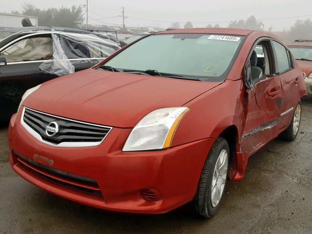 3N1AB6AP0BL644393 - 2011 NISSAN SENTRA 2.0 RED photo 2