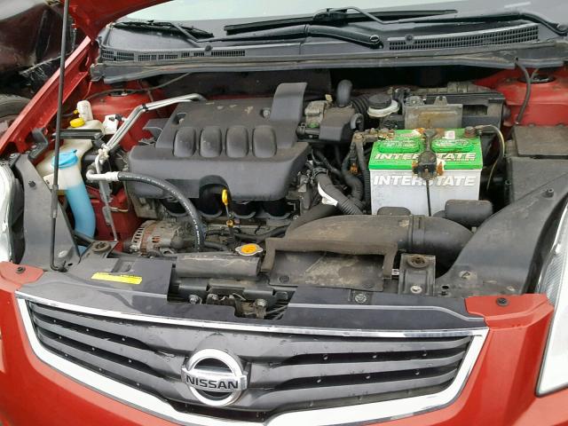 3N1AB6AP0BL644393 - 2011 NISSAN SENTRA 2.0 RED photo 7