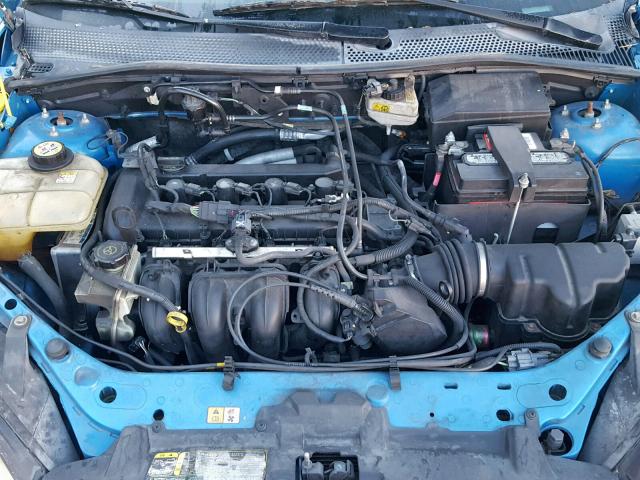 1FAHP37N57W199545 - 2007 FORD FOCUS ZX5 BLUE photo 7