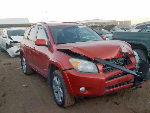 JTMBD32V675079419 - 2007 TOYOTA RAV4 SPORT RED photo 1