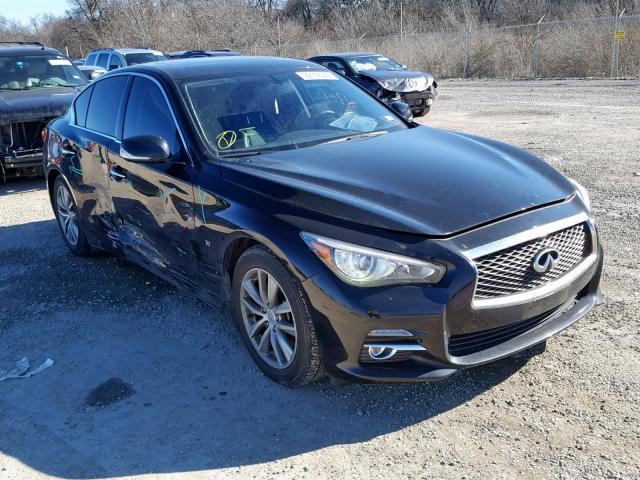 JN1BV7APXFM332028 - 2015 INFINITI Q50 BASE BLACK photo 1